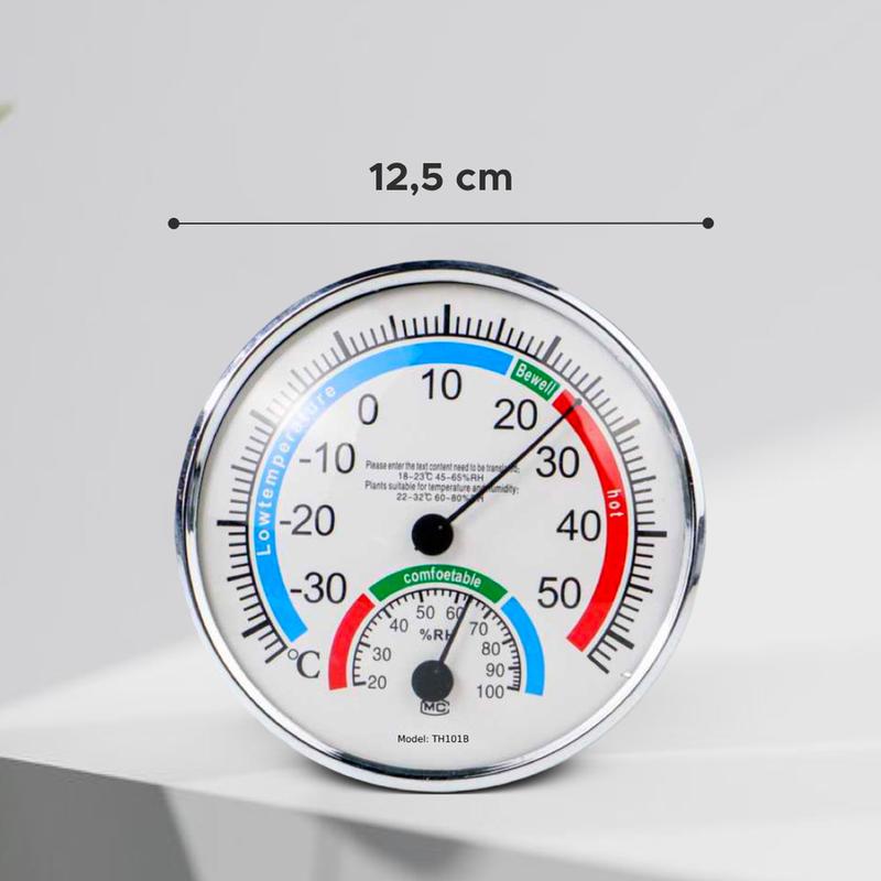 Taffware Analog Thermometer Hygrometer Temperature Humidity - TH101B Baterai Digital Jarum Pc Suhu Termometer 5