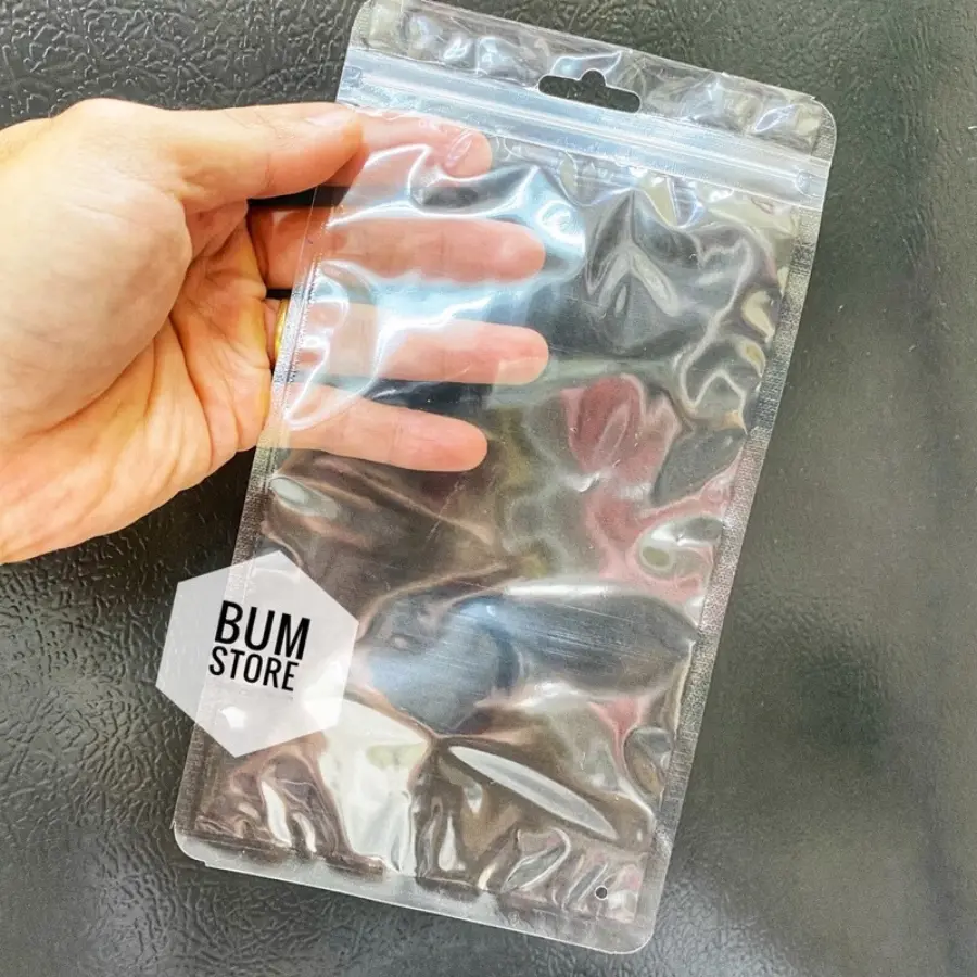 Combo 50 Túi Zip Cao Cấp Trong Suốt Đựng Ốp Lưng Loại Dày Có Lỗ Treo Kích Thước 21 x 12 cm - BUM STORE GALAXY CASE Không có đánh giá