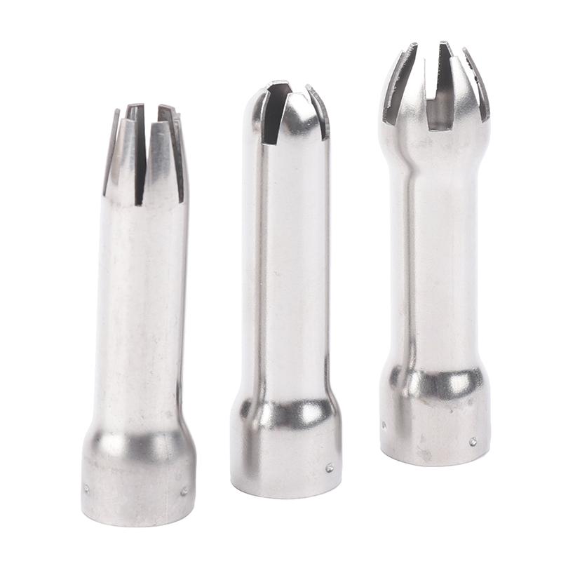 Product Introduction of [KKK]3pcs/Set Stainless Steel Durable Safe Cream Nozzle Cake Decoration Baking Nozzle DIY Cake Decorating Set Cream Dispenser 22
