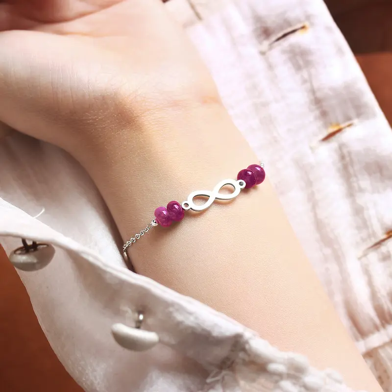 Vòng Đá Tự Nhiên Vòng Diên Ngũ Hành Theo Mệnh Lắc Tay Pancharm Lắc Tay nữ Tổ Hợp 4 Đá Phong Thủy Cùng Loại Minisize 4
