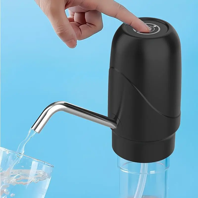 Portable Electric Water Bottle Pump, 1 Count USB Rechargeable 5 Gallon Water Bottle Pump, Household Water Dispenser, Drinking Utensils for Home Office 7