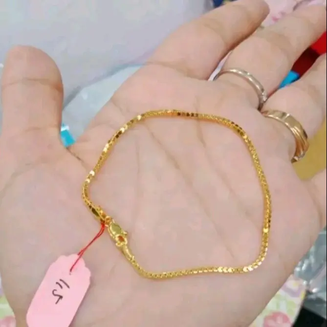 gelang tangan italy titanium dewasa anti karat anti luntur