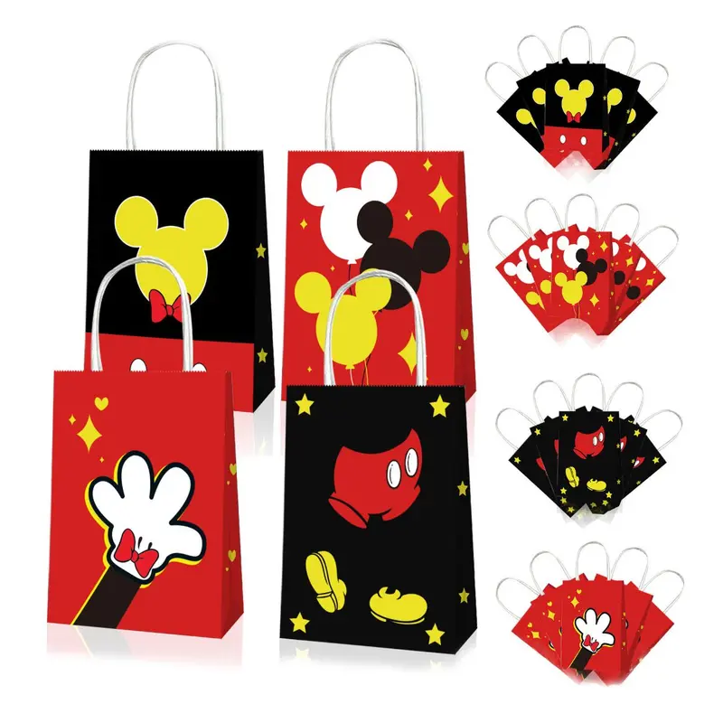 Tas Pesta Ulang Tahun Anak Goodie Bag Jinjing Character Mickey Paper Bag Kado 3