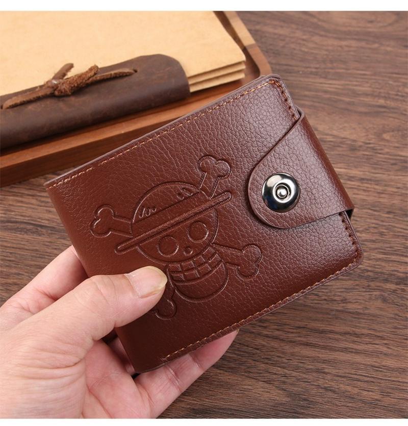 Product Introduction of New men's wallet, zipper multi-card position trendy cartoon short wallet 14