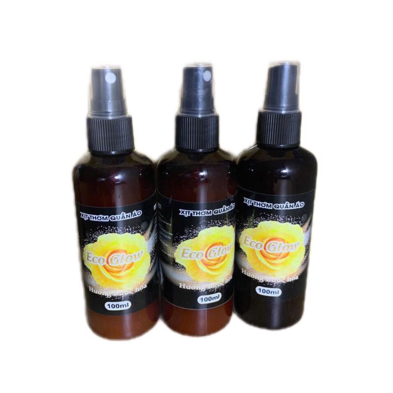 combo 3c Nước xả vải khô Eco Glow 100ml Hương nước hoa Enchan