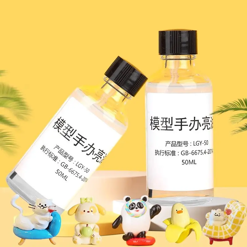 50 Ml Vernish Clear Gloss - Minyak Cerah untuk Clay, Buatan Tangan DIY, Resin Gloss | COD