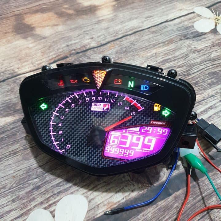 đồng hồ điện tử uma lắp Sirius 50-110cc Phụ Tùng Phụ Kiện