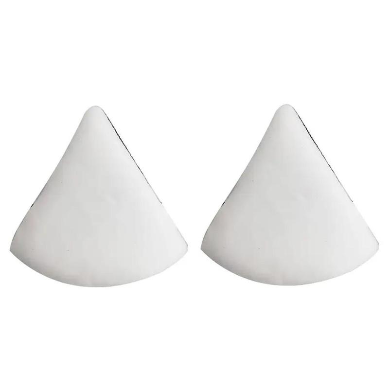 Soft Powder Puff, 1 Count Triangle Face Detail Makeup Puff, Super Soft Eye Makeup Wedges Beauty Tool For Loose Setting Powder Face Body, Foundation Blender Velour 8