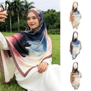 【Stock MY】Tudung Sifon Bercetak Mutiara,Selendang Yang Bergaya Dan Serba Boleh,Tudung Chiffon Fashion Printed Shawl Chiffon Muslim Hijab