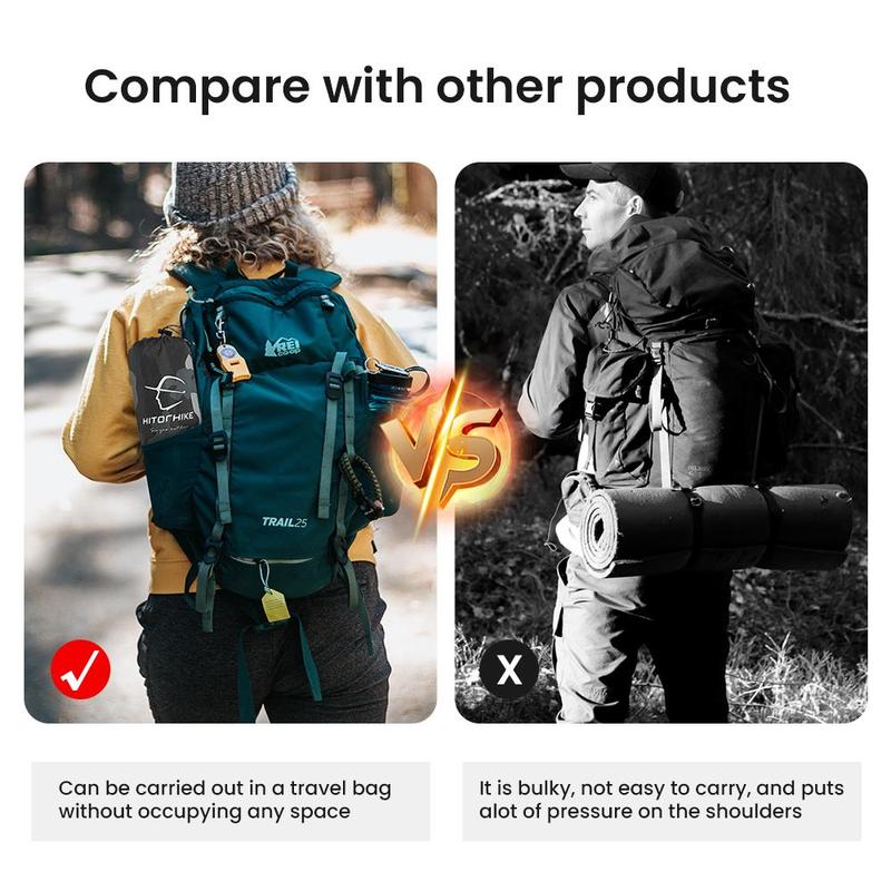 Product Introduction of Inflatable Sleeping Mat with Pillow, Light Weight Inflatable Camping Bed with Storage Bag, Moisture-proof Cushion, Fast Filling Beach Mat with Pillow, Camping & Hiking Equipment 7
