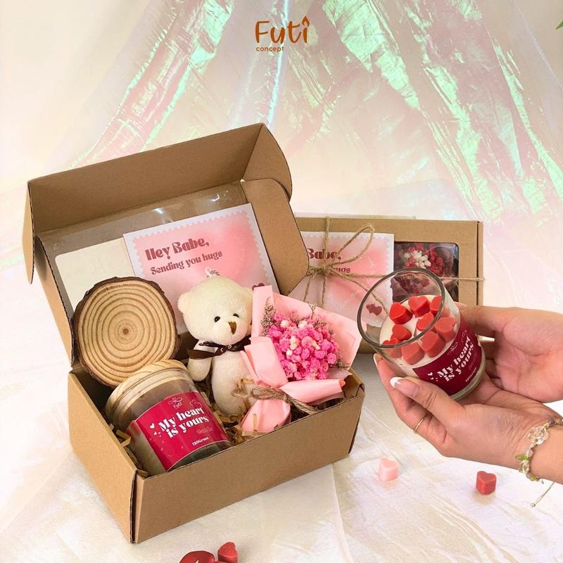 Hộp Quà Tặng Nến Thơm, Gấu Bông, Fairy box Nến Thơm Và Sáp Thơm 7