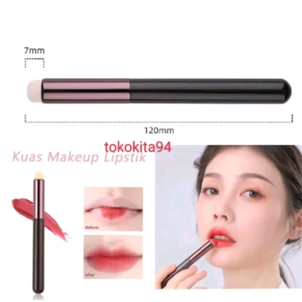 Kuas Lipstick Concealer 1 Pcs Brush Make Up Stik Bibir Spons & Aplikator