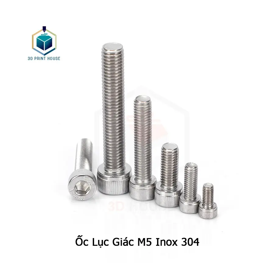 10 con Ốc - Bulong Lục Giác Inox chìm đầu trụ có khía 304 M2 M2.5 M3 M4 các độ dài 5mm 6mm 10mm 16mm 20mm Dụng cụ gia đình đa chức năng nghn212114