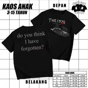 T-Shirt Anak Pria Wanita Premium Cotton Printing DTF Kaos StreetWear About You The 1975 -Distro Premium