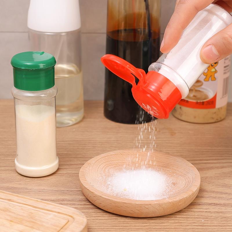 Product Introduction of 1/3Pcs Clear Plastic Spice Bottles Salt Pepper Shaker Seasoning Jars Container BBQ Condiment Bottles with Lids Kitchen Tools 12