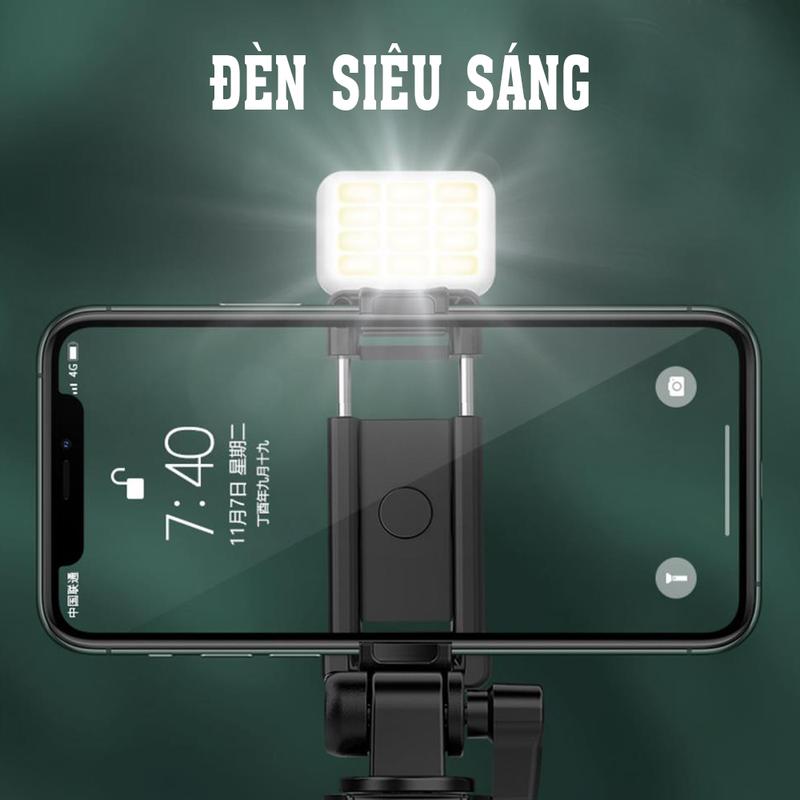 Product Introduction of Gậy chụp ảnh 3 chân có đèn điều khiển từ xa Kem Phụ Kiện 13