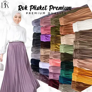 ROK PLISKET MAYUNG DEWASA  FLARE SKIRT Wanita  REMPEL MAYUNG Panjang Melar Karet Maxi