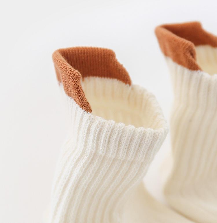 Product Introduction of 3 Pair/set Soft Baby Sock for Boy Girl Simplicity Solid Color Non-slip Floor Sock for Toddler Spring Cotton Indoor Infant Sock 10