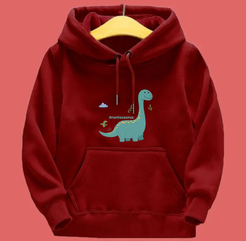Hoodie Anak Cowok Cewek Dino Brontosaur Fashion 5