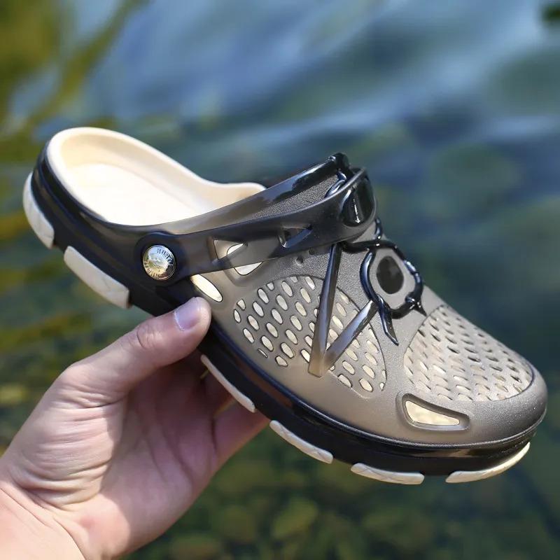 Product Introduction of Mens Shoes Breathable Non-slip Sandals Outdoor Slippers Fashion Casual Beach Shoes 7