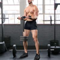 Gambar BODYMASTER Forearm Wrist Roller BM-32 Hand Arm Fitness Lengan Otot - Black dari Indofitnes.ID Kota Surabaya 4 Tokopedia