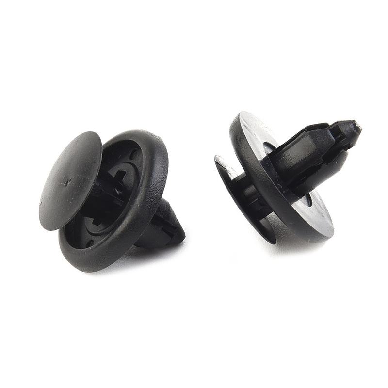 Chốt Đinh Tán Nhựa Màu Đen, 30 CÁI, Đường Kính 7Mm, Phụ Kiện Xe Hơi, Kẹp Chốt Chống Va Đập Xe 7