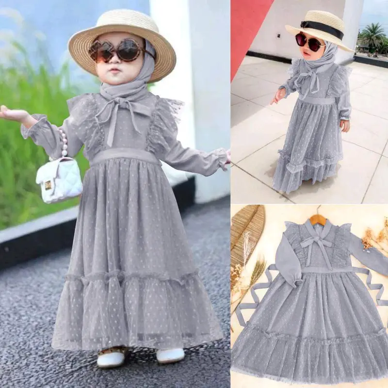 GAMIS KOMBINASI TILE ONDE/GAMIS TERBARU 2023/MAXI YANYANKID/GAMIS ANAK PEREMPUAN MODEL TERBARU UK S-M-L Dress Muslim Baju Lebaran Wanita Mewah Syari Pesta Kondangan Remaja 2