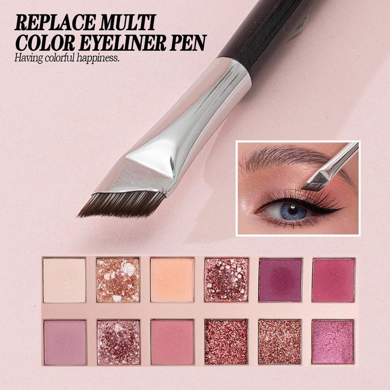 Multi-function Eyebrow Brush, Oblique Head Eyeliner Brush, Professional Makeup Tools For Women 5