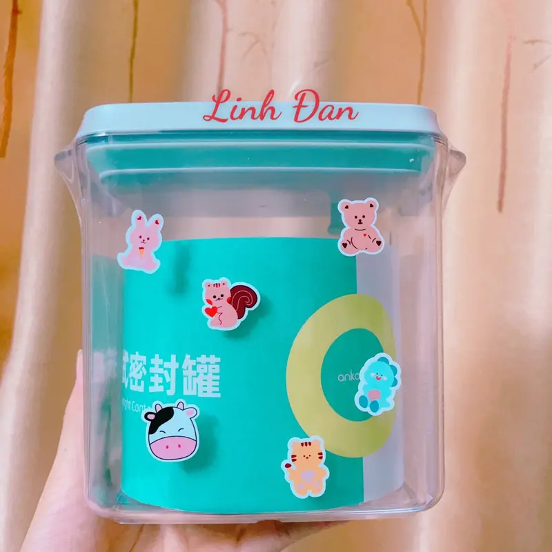 Tặng Sticker- Hộp đựng SCT, đồ khô An kou, Hộp An kou đựng sữa 2