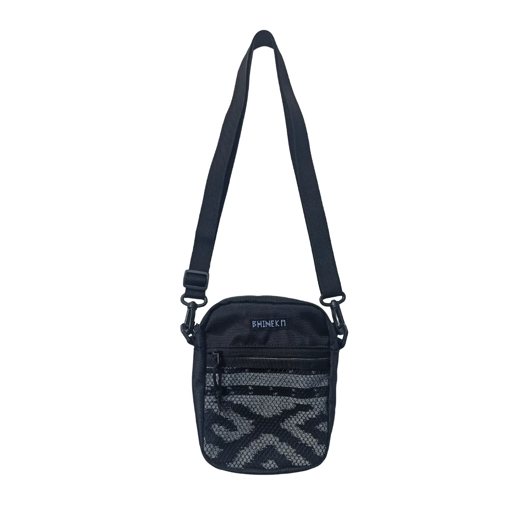 BHINEKA.ETC - Tas selempang pria Tas gunung Etnik | Vishaka Hitam