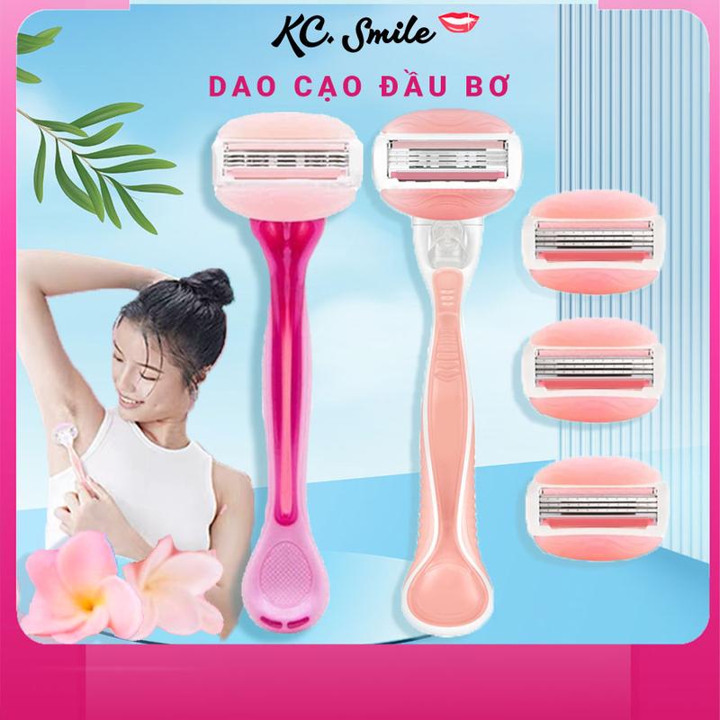 Dao Cạo Nữ Venus và Đầu Bơ có thể thay thế ComfortGlide Trà Trắng 3 lưỡi dao dao  cạo lưỡi  dao Waxing