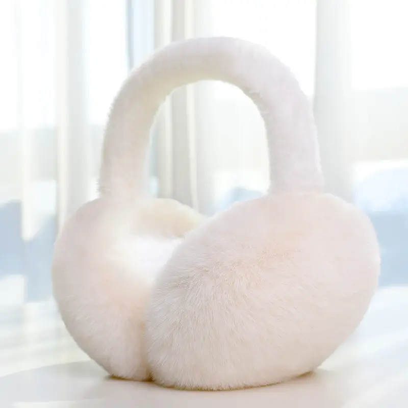 Earmuffs Winter Women's Cute Plush Winter Warm Earmuff Anti-Freezing Ear Cap Earmuffs Protection Foldable 8