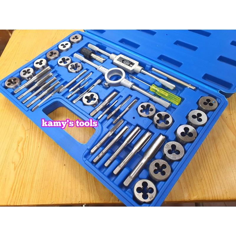 Bộ taro bàn ren 40 chi tiết ta rô ren hợp kim thép siêu cứng và bền hơn hộp nhựa mica [FREESHIP EXTRA] 3