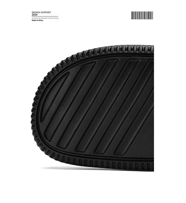 Product Introduction of Summer Men Platform Slippers Casual Outdoor Sandals EVA Slides Flip-Flops Beach Sandals Garden Shoes Comfortable Slippers Male 24