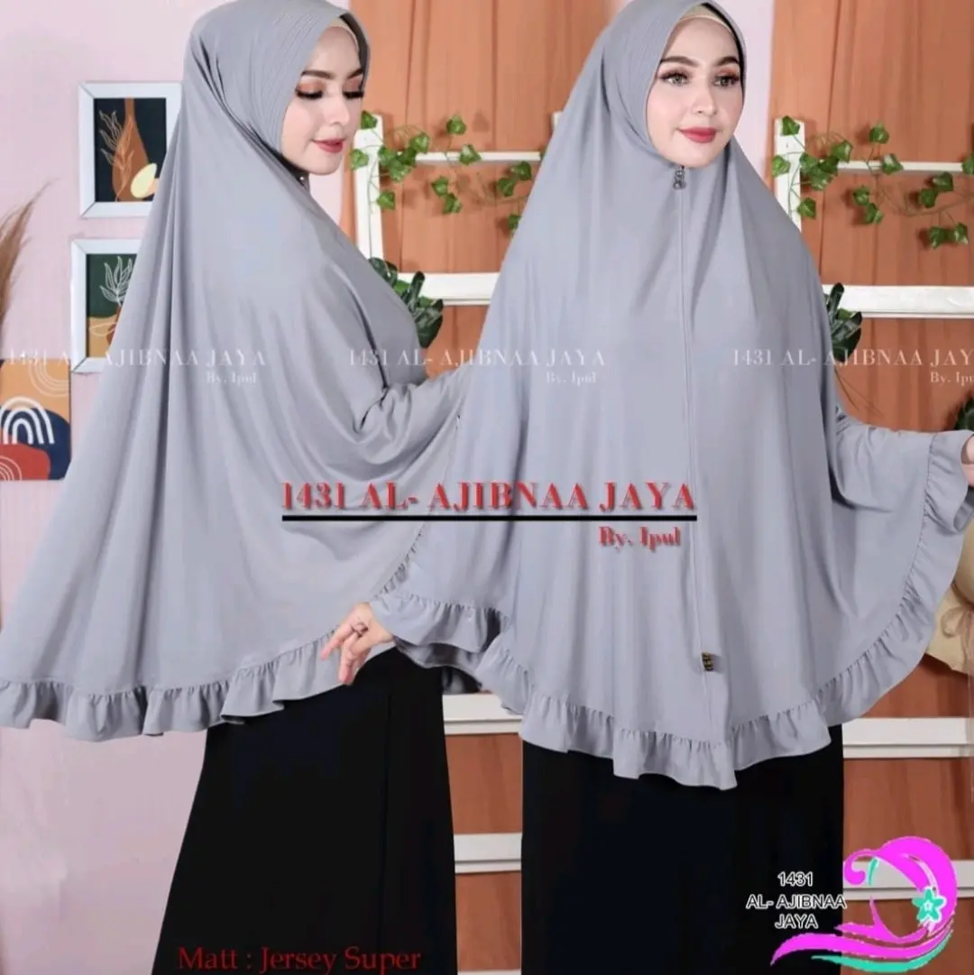 Jilbab bergo by Al ajibna | Jersy Hyget XXL