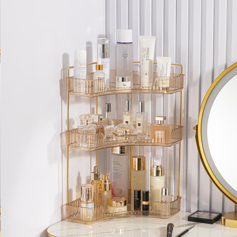Lotion Racks 3-Tier Corner Bathroom Counter Organizer, Countertop Perfume - TikTok Shop