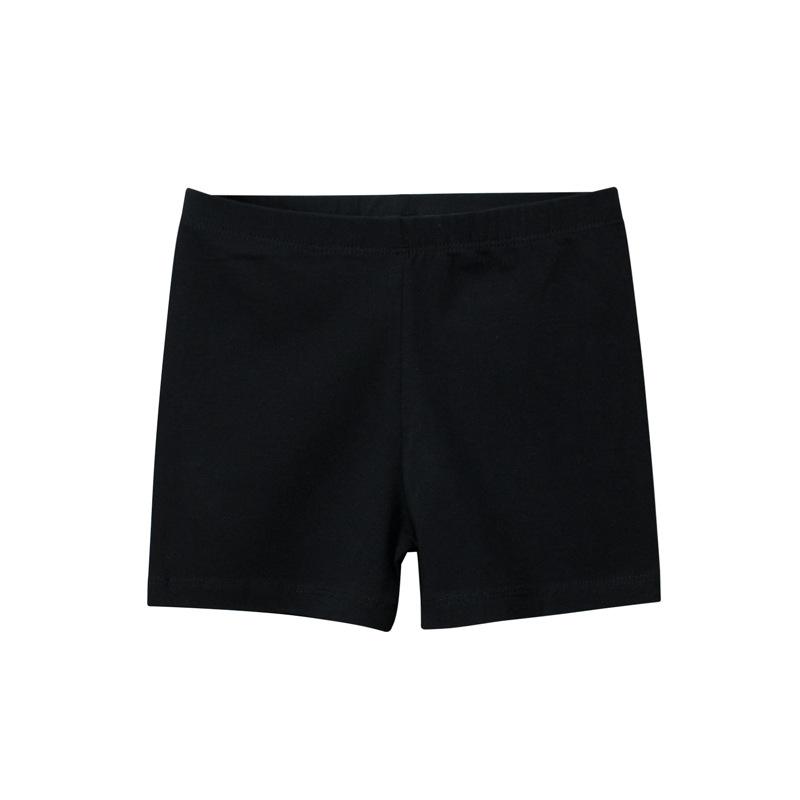 2025 Girls' Leggings Summer Thin Girl's Solid Color Safety Pants Baby Outerwear Crawler short girl 5