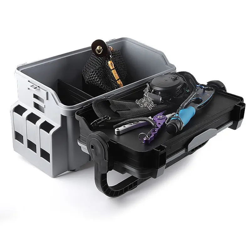 Tackle Box Pancing Kotak Peralatan Pancing Jigging Lure Box Fishing Box Mancing Serbaguna Besar Kecil Storage Box Pancing 5