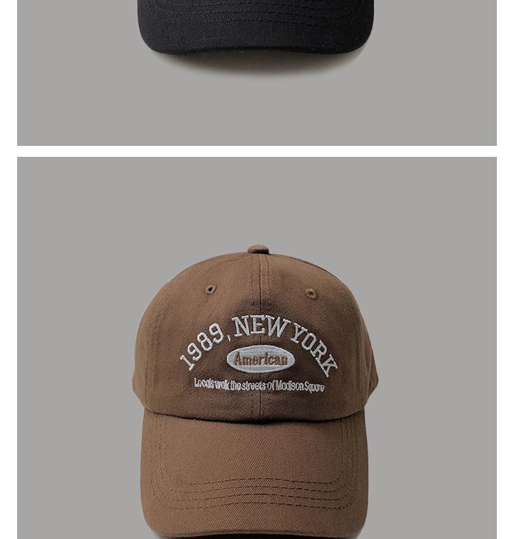Product Introduction of Korean Retro Baseball Cap for Men & Women - Autumn & Winter Versatile Street Style with "1989" Letter Embroidery, Duckbill Hat for Summer, Couple's Design 7