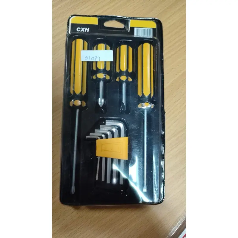 CXH Paket Obeng Set Kunci L Tools isi 9 pcs / Kunci L Hexagonal Pliers 9 01073 1