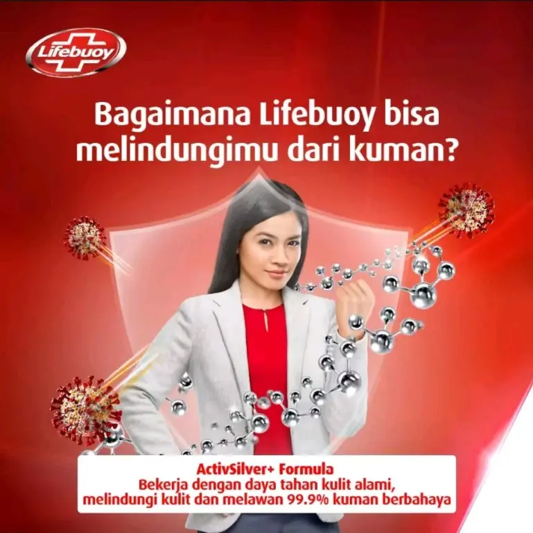 Lifebuoy Sabun Mandi Cair 825ML Soap Membersihkan 4