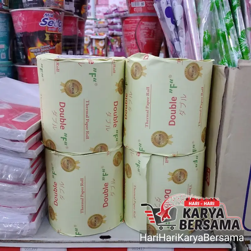 DOUBLE "F" KERTAS STRUK KASIR THERMAL PAPER ROLL 80MM X 80MM 4