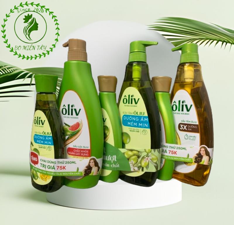   Kèm hàng tặng  Dầu Gội Ôliu Oliv 650ml Tặng Kèm Sữa Tắm 250ml 