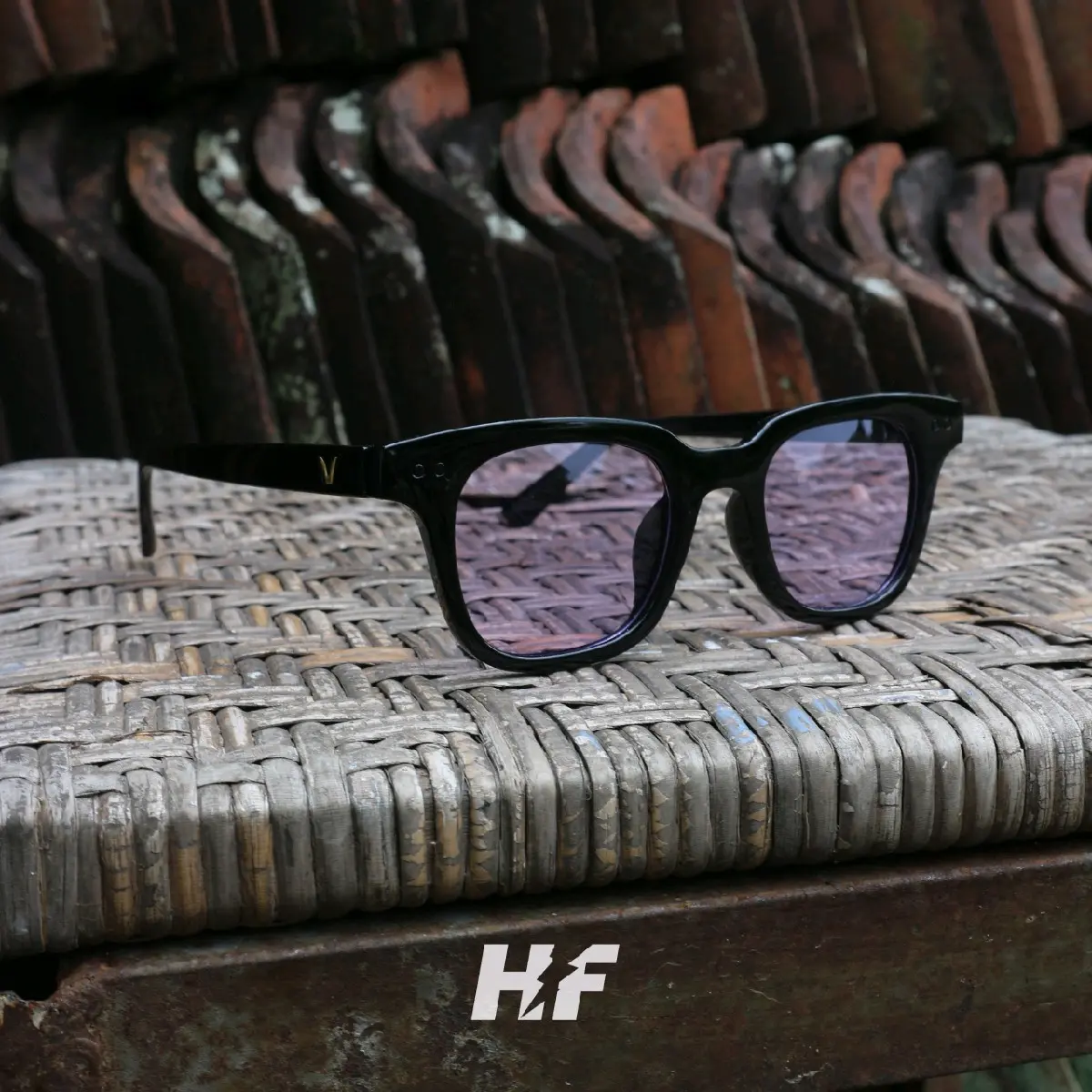 [COD] HF - Kacamata Vincent Persegi Tint Lens Unisex