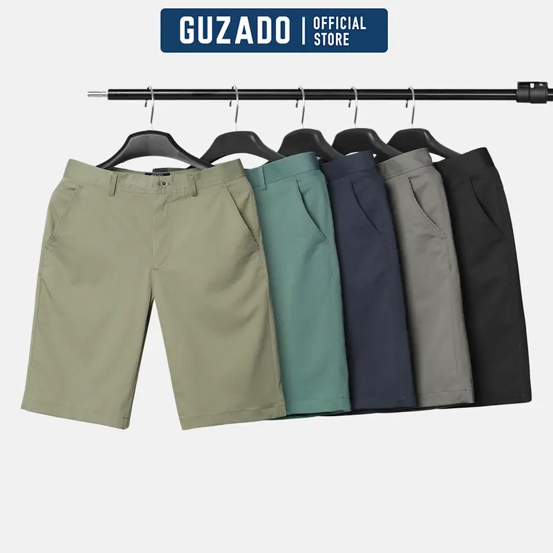 Quần Short Nam MKS01 Chất Liệu KaKi Dày Dặn Form Âu Nhiều Màu Sắc Dễ Mix Đồ Thương Hiệu Guzado 0