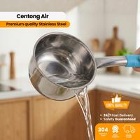 Gambar BINSA - Gayung Air Stainless Panci Bulat Gagang Plastik Ukuran 14/16/18/20 cm 1157 - 14 cm dari Binsa Kitchenware Kab. Tangerang 5 Tokopedia