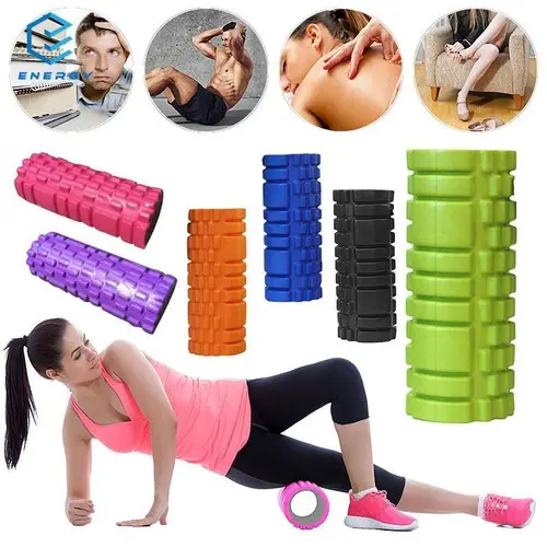 Con lăn Massage tập Yoga Welike - Phụ kiện hỗ trợ tập yoga Foarm Roller cao cấp giúp thư giãn cơ thể lưu thông khí huyết Gym Cao Su Tập Gym 0
