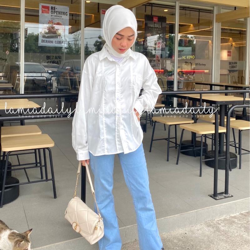 Lamiadaily Hana Blouse - Kemeja oversize 3