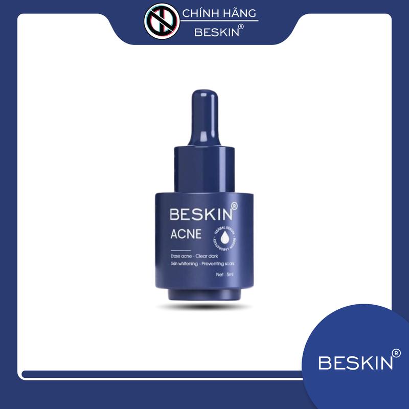 SERUM CHẤM MỤN BESKIN "ACNE HERBAL SERUM" - Dung tích: 5ml - Thương hiệu: Beskin - Skincare Nữ Women Làm Đẹp Da Chăm Sóc Da Giảm Thâm