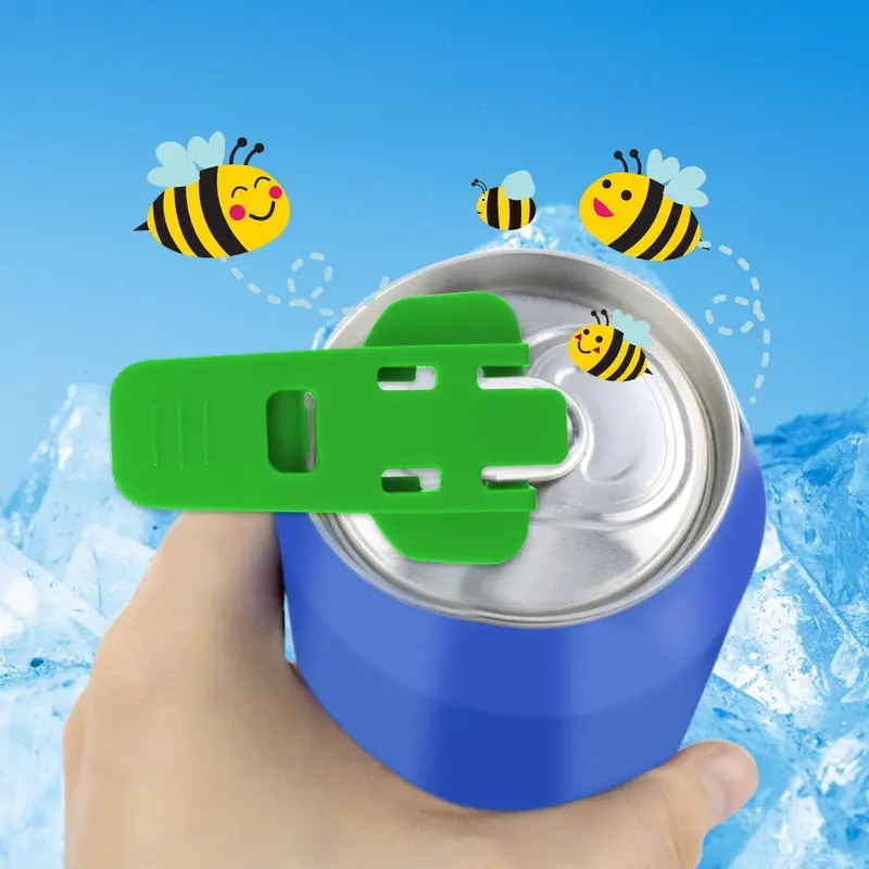 6 Pack Manual Easy Can Opener Soda Can Openers Plastic Beverage